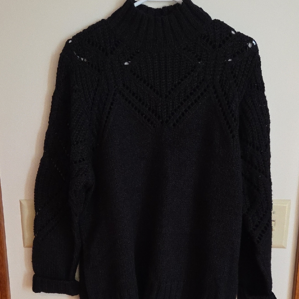 Torrid Black Knit Turtleneck Sweater